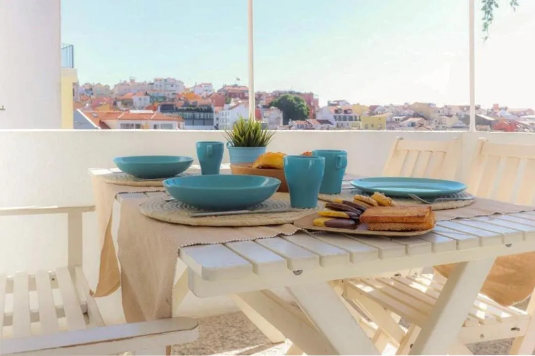 Terrace River Center Lisboa Lejlighed